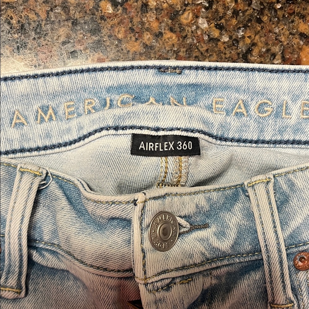 American Eagle Outfitters AirFlex 360 Light Blue Jeans